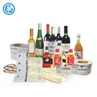 Roll Paper Plastic Transparent Custom Adhesive Printing Sticker Label Packaging Wine Bottles Vinyl Shampoo Thermal Beverage
