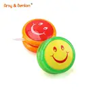 48MM Factory wholesale promotional plastic smile face yoyo toy for kids