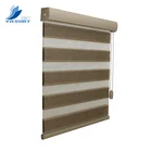 Fashion Window Curtain Indoor Plain Zebra Blinds Roller Shades