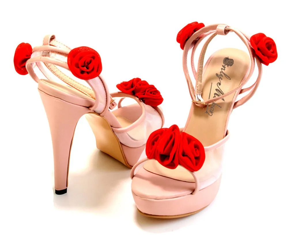 Onlymaker Women Shoes High Heels Knot Buckle Strap Men's Sandals Handmade Wedding Shoes Woman Party Dress 2015 New Arrivals