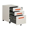 Pre-assembled under desk rolling metal mobile computer steel file cabinet