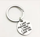Craft and gift metal stainless steel custom logo keychain manufacturers in china