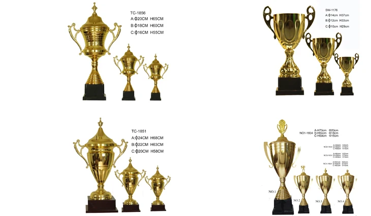metal trophies made in china
