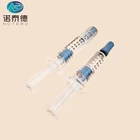 Disposable 1ml standard luer lock prefilled cbd oil glass syringe with markings