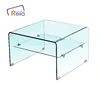 coffee shop tables clear bent glass coffee table design / side table design