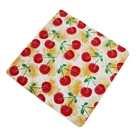 Square Reusable and portable Full digital printing wipe Microfiber Eyeglasses Cleaning cloth