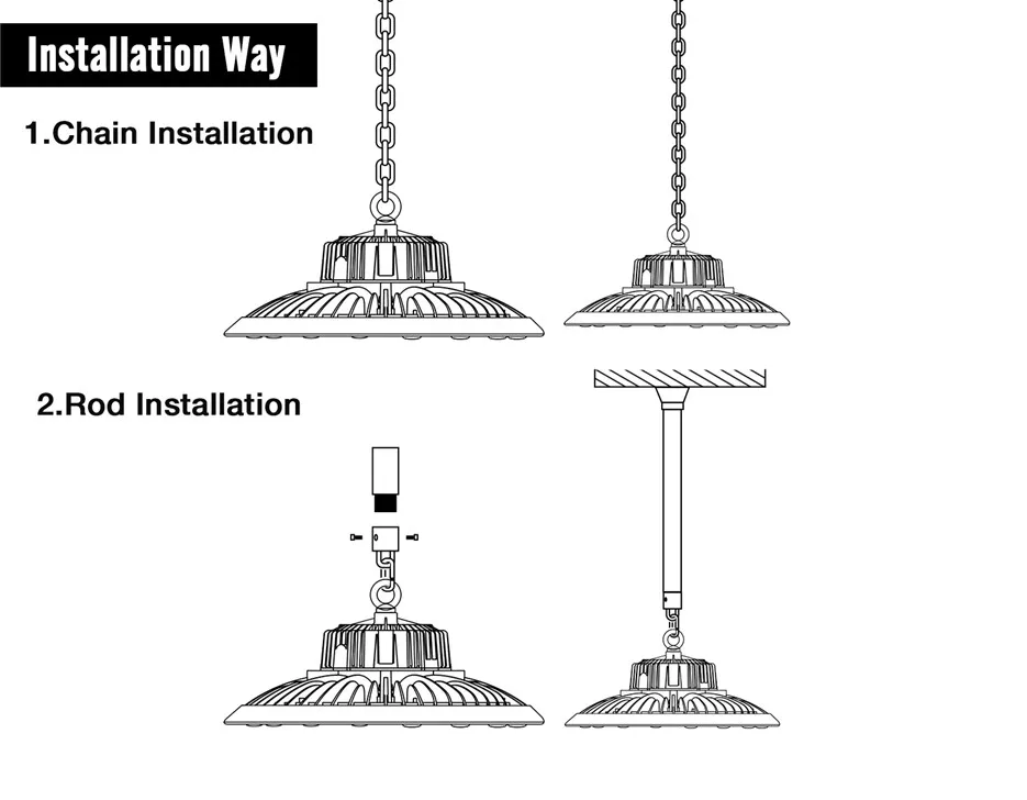 high lumen Lora Sensor system Lorawan 180W LED high bay light with Photocell 0-10V Dimmer - ANKUX.COM