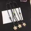 2018 top selling new designs fashion style pave stone zircon flower heart and beads choker necklaces