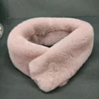 Fashion hot sale rex rabbit fur scarf color