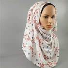 Small Fresh 3 Color Choose Women Chiffon Scarf Shawl Hijab For Female