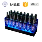 Coloful LED light acrylic ice bucket wine cooler for wine and beer