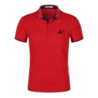 Short Sleeve 3 Button Collar Shirts Tee Plain Mens Golf Polo T-Shirts Personalized Colar Polos