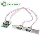 IOCREST high quality 2 ports 2x RS-232 mini pcie to serial card