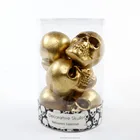 Hotsale mini skulls in PVC box for halloween decoration