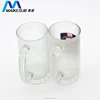 Custom glass beer cup mug beer steins for sublimation printing
