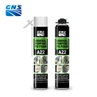 GNS A22 General Purpose polyurethane foam spray adhesive pu foam glue good price 750ml 500ml 300ml