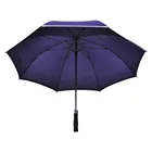 Large size promotional blue automatic golf umbrella