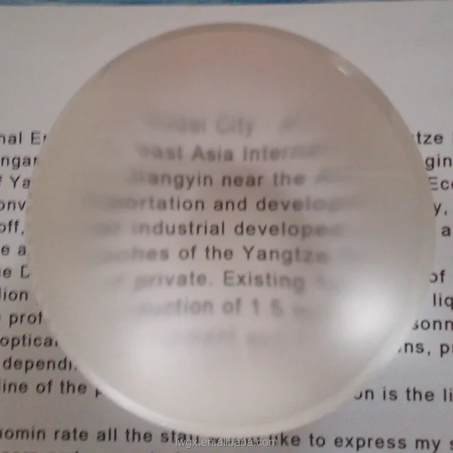 diameter 63mm atomization hemispherical lens for led lamp with
