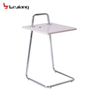 Free Sample Triangle Photos Carved Living Room Glass Chrome Plexiglass Luxury Steel L Shaped End Table