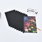 OEM Accept Children DIY Magic Painting Book, Dazzle Color Scratch Art Book