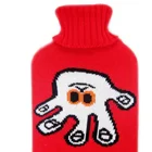 wholesale custom hand warm hand warm knit cover for hot water bag
