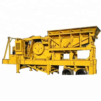 price for small used mobile stone crusher / rock mobile crushing plant price