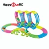 145 pieces DIY race rail slot small plastic car track toy shantou small toy