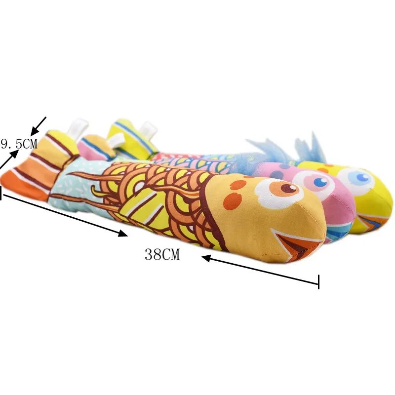 New cat pillow paper peppermint fish