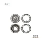 Custom strong prong snap button with 4 parts