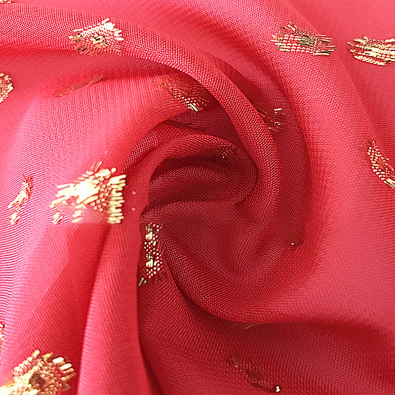 shiny chiffon fabric