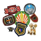 beautiful custom 100% polyester embroidery applique