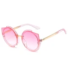 2018 New Italy vogue design round lucency sunglasses