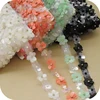 2.5cm Fashion exquisite accessories multi color 3D plastic flower lace trim sequined beads lace ribbons for DIY clothing S484