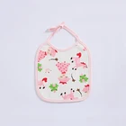 Well Designed lunch bibs cute waterproof baby bib cotton silicone for hot- selling