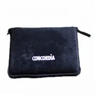 Quick delivery super soft warm airline sleeping knitted blanket