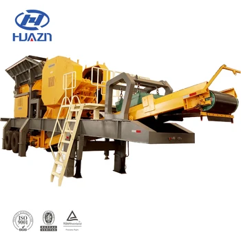 YD Series Mobile Used stone crushing plant Provided By HUAZN China Manfacturer