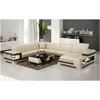 European Indoor Furniture Leather Sectional Sofa living room furniture