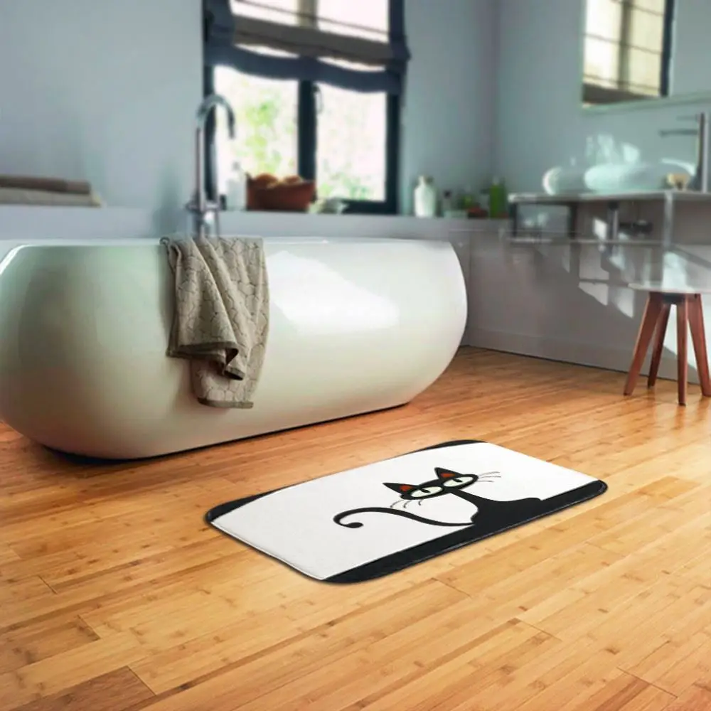 Non Slip Professional 400*600mm Area Rug For Bedroom Optional Cute Print Home Carpets For Living Room Coral Fleece NEW fashion