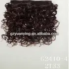 wholesale synthetic kinky hair clip on extensions