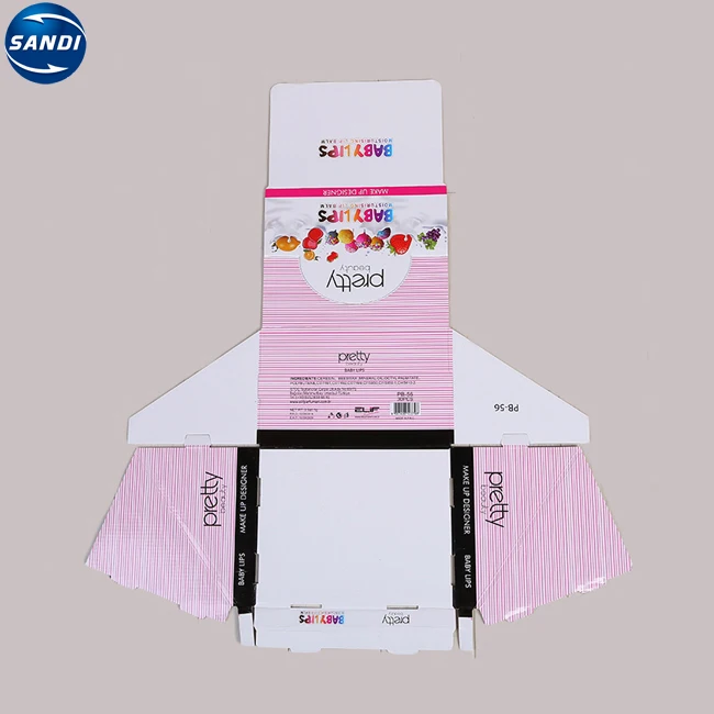 custom full color printed template cardboard paper display box