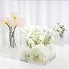 2019-132 wholesale Clear decoration glass hydroponic vase home decor flower vase