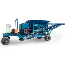 Portable crushing screening plant crusher stone quarry mobile crushing plant for sale