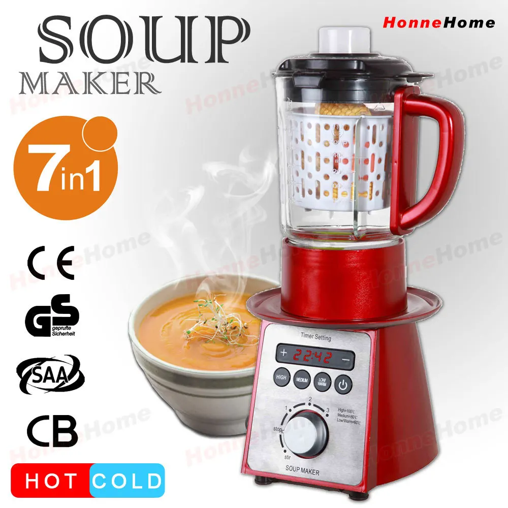 1000w High Quality Electric Soup Maker With Gs,Ce,Cb,Rohs,Reach,Lfgb Buy Soup Maker,Blender
