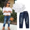Children Clothing Websites 2019 Boutique Outfits Stylish Jeans Top For Girls