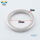 factory making top quality metal handbag hardware accessories flat o ring for bag strap hardware