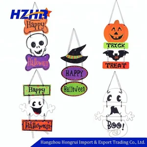 ghost pumpkin trick treat candy bag halloween non-woven candy