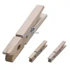 Modern Design Mini Laundry Clothes Hanging Useful Hanging Clips Wooden Clothes Pegs