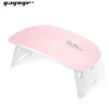 Private Label OEM Yayoge Mini 6W UV/LED Nail Lamp Nail Dryer Gel Polish Curing Light with LED display salon supplier