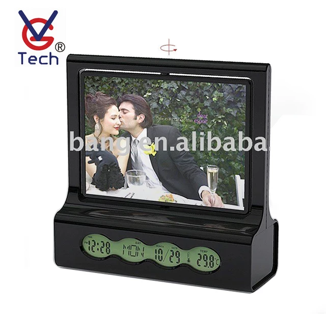 VGW-505 Music Enjoy Calendar Display LCD Clock With Photo Frame