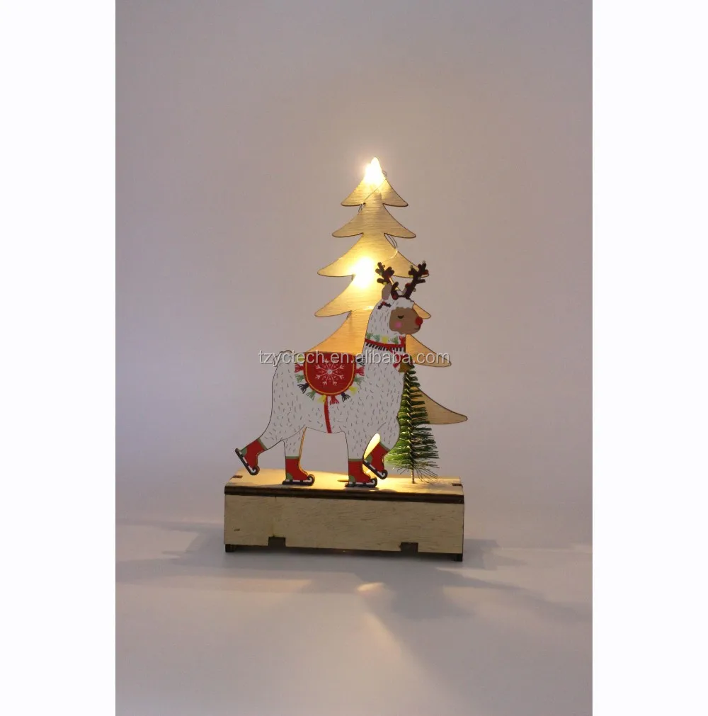 2020 new products wholesale christmas tree and deer with led